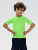 Little Dolfins Toddler S/S Solid Rash Guard