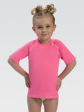 Little Dolfins Toddler S/S Solid Rash Guard