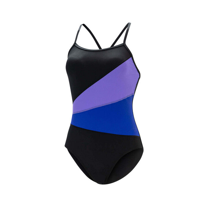 Plus Size Dolfin Ocean Performance Back Colorblock One-Piece Swimsuit