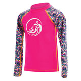 Dolfin Girl's Toddler Long Sleeve Rashguard