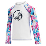 Dolfin Girl's Toddler Long Sleeve Rashguard