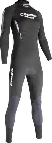 Cressi Women's Fast 1mm Back-Zip Neoprene Wetsuit