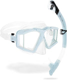 Cressi Horizon Mask & Scilla Traveler Snorkel Combo