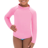 Dolfin Girl's Toddler Long Sleeve Rashguard