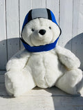 Neoprene Swim Cap - PolarBear Cap Two Color w/Strap