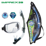 Tusa IMPREX 3D Mask & Dry Snorkel Combo