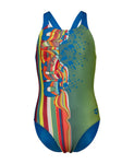 Arena Girls' Ondulation Pro Back (Little Kid, Big Kid)