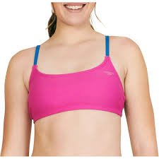 Speedo Women's Strappy Scoop Neck Bikini Top