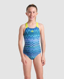 Arena Girls' Ondulation Pro Back (Little Kid, Big Kid)