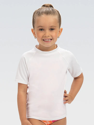 Little Dolfins Toddler Solid Rash Guard