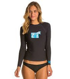 Body Glove Women's Basic Fitted Long Sleeve Rashguard