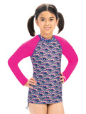 Uglies Girls Print Long Sleeve Rash Guard