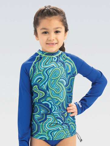 Uglies Girls Print Long Sleeve Rash Guard