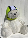 Neoprene Swim Cap - PolarBear Cap Two Color w/Strap