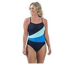 Dolfin Women's Moderate Color Block One Piece