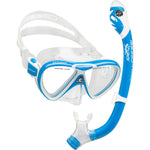 Cressi Kid's Pegaso & Iguana Dry Snorkel Set